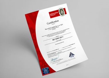 World's best energy management practices in Maszoński Logistic.